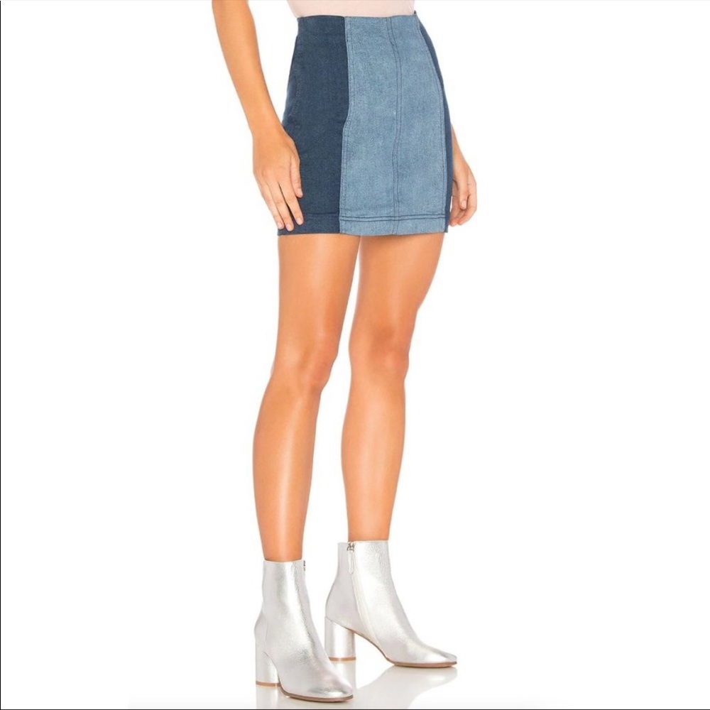 Free people two tone skirt